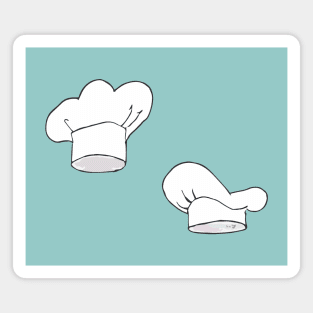 x2 Chef Hat Magnet